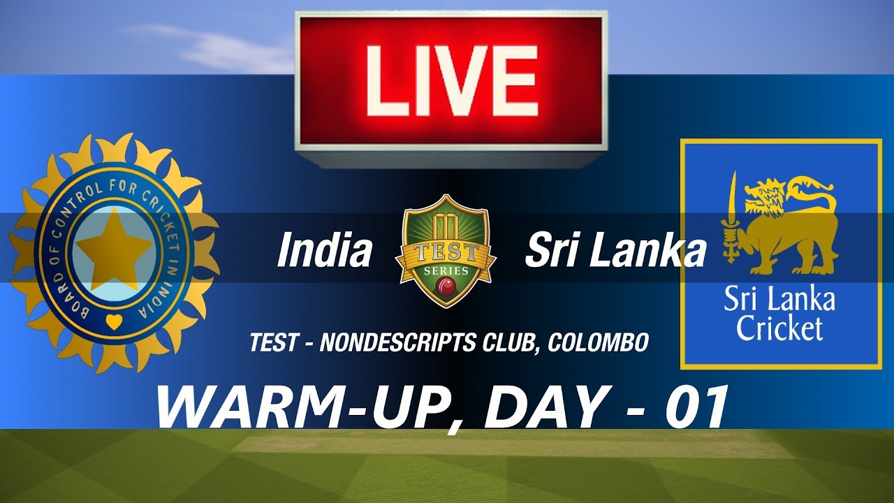 🛑LIVE- INDIA vs SRI LANKA XI DAY-1, WARM-UP TEST🛑SL vs IND 2026🛑CRICKET 26 GAMEPLAY🛑LIVE STREAMING🏏