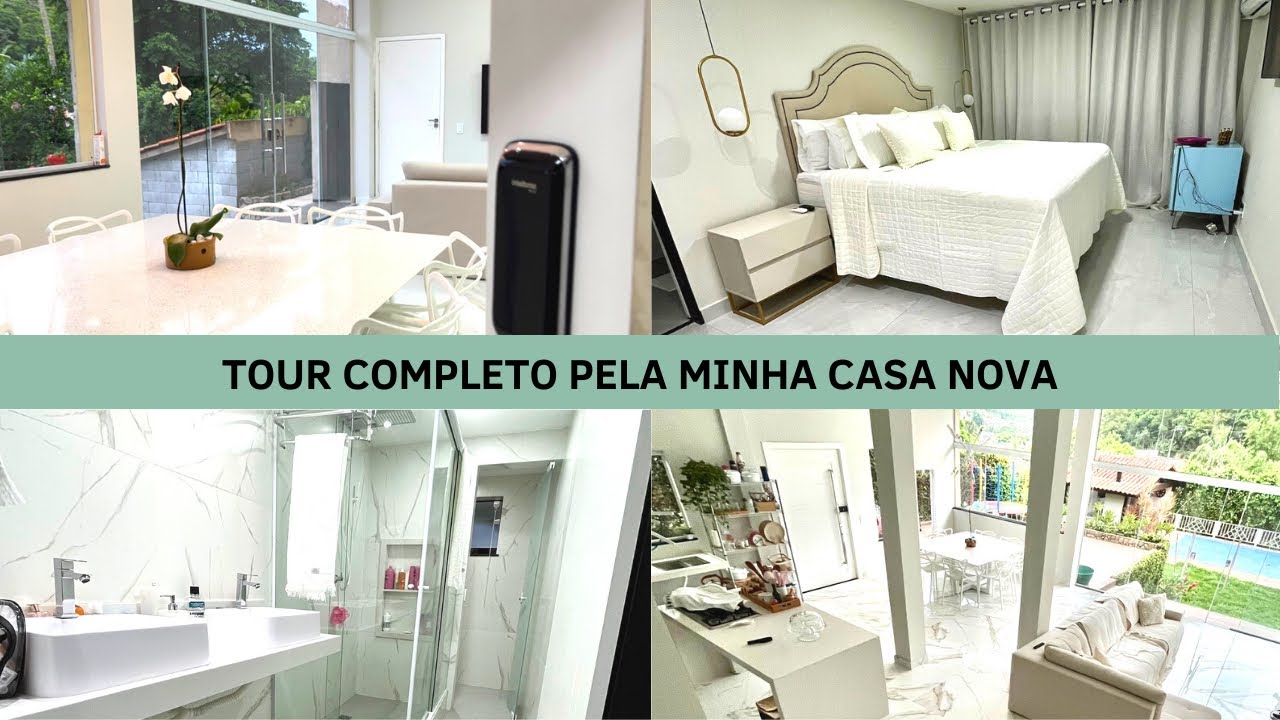 Tour completo da minha casa pronta!! Falei sobre tudo detalhado 🤍