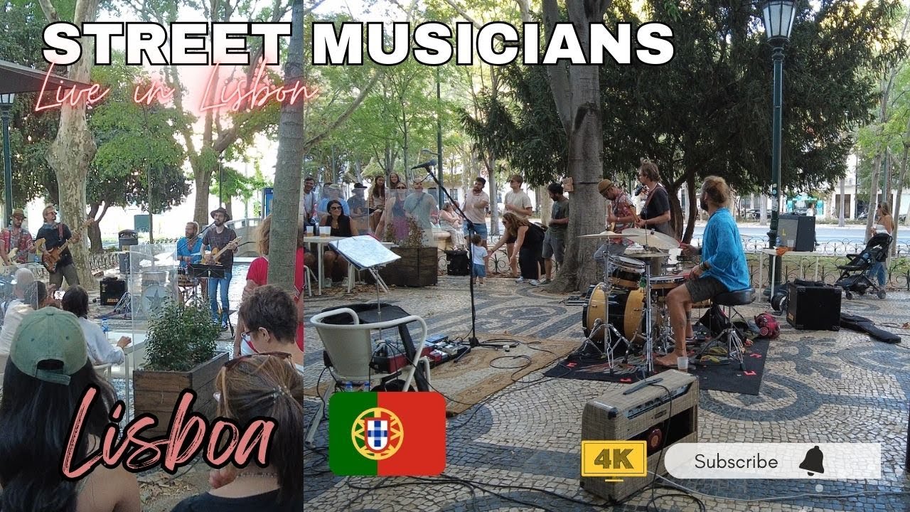 Street Musicians in Lisbon, Portugal - Live Music - Lisboa