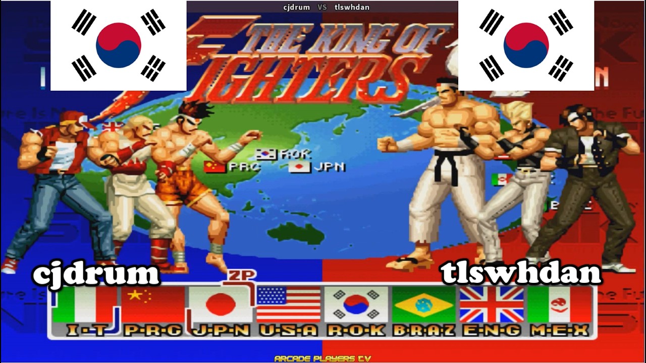 킹 오브 파이터즈94 ➤ cjdrum (South Korea) vs tlswhdan (South Korea) kof94