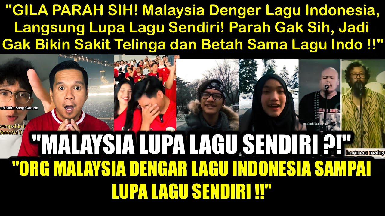 NGERI GAK?! Liat Nih Malaysia, Lagu Indonesia Bikin Kalian Betah Dengerin Sampe Lupa Lagu Sendiri!”