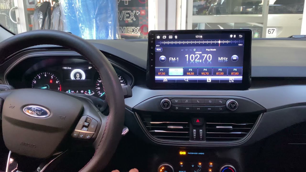 FORD FOCUS 4 2018 2021 ANDROİD MULTİMEDYA NAVİGASYON TABLET EKRAN DOUBLE SATIŞ MONTAJ ADANA