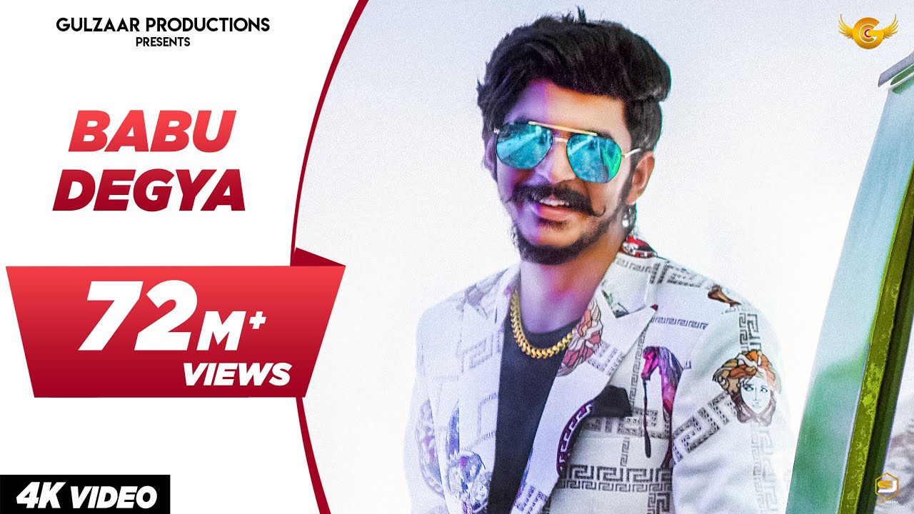 GULZAAR CHHANIWALA - BABU DEGYA ( Official Video ) | Haryanvi Song 2020