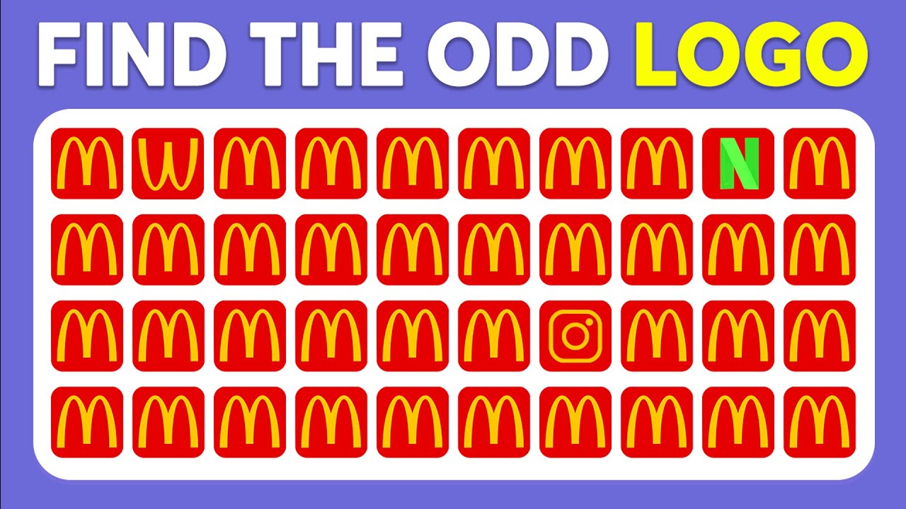 Find the ODD Logo Out - Ultimate Brand Logo Quiz 🍏🥤 60 Hard Levels | Panda Quiz