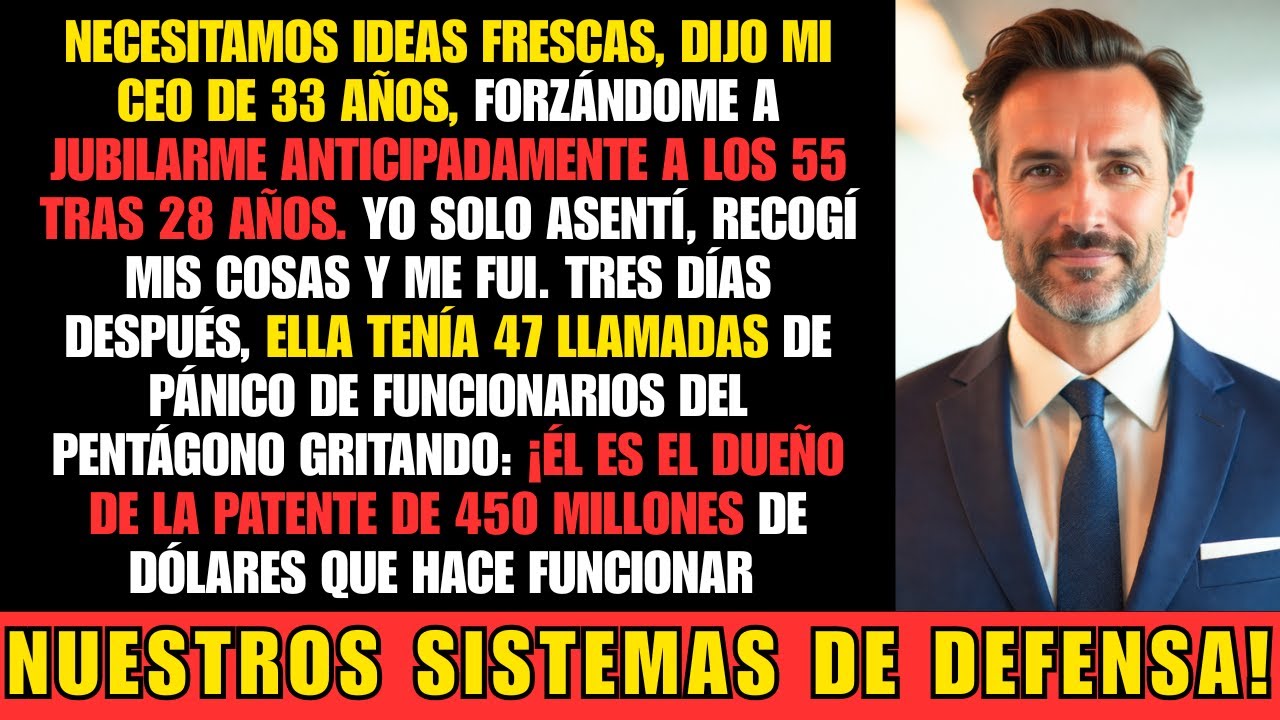 Me despidieron a los 55 por “ser viejo”; les quité su patente de $450M | Venganza corporativa