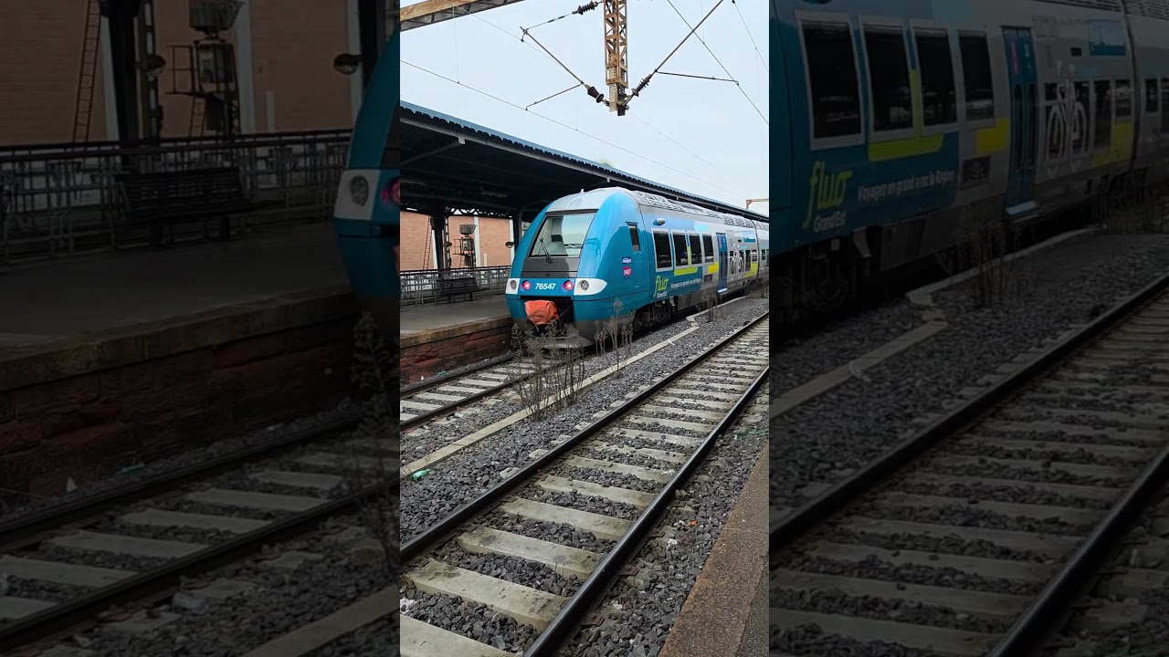 SNCF X 76547, arrivée Colmar,  06.01.26