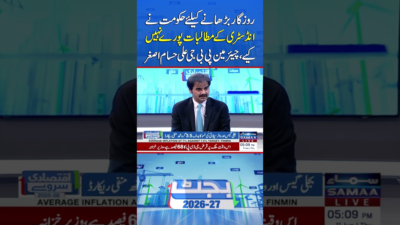 Govt Failed to Meet Industry Demands to Boost Employment, Says PBG Chairman Ali Hussam Asghar