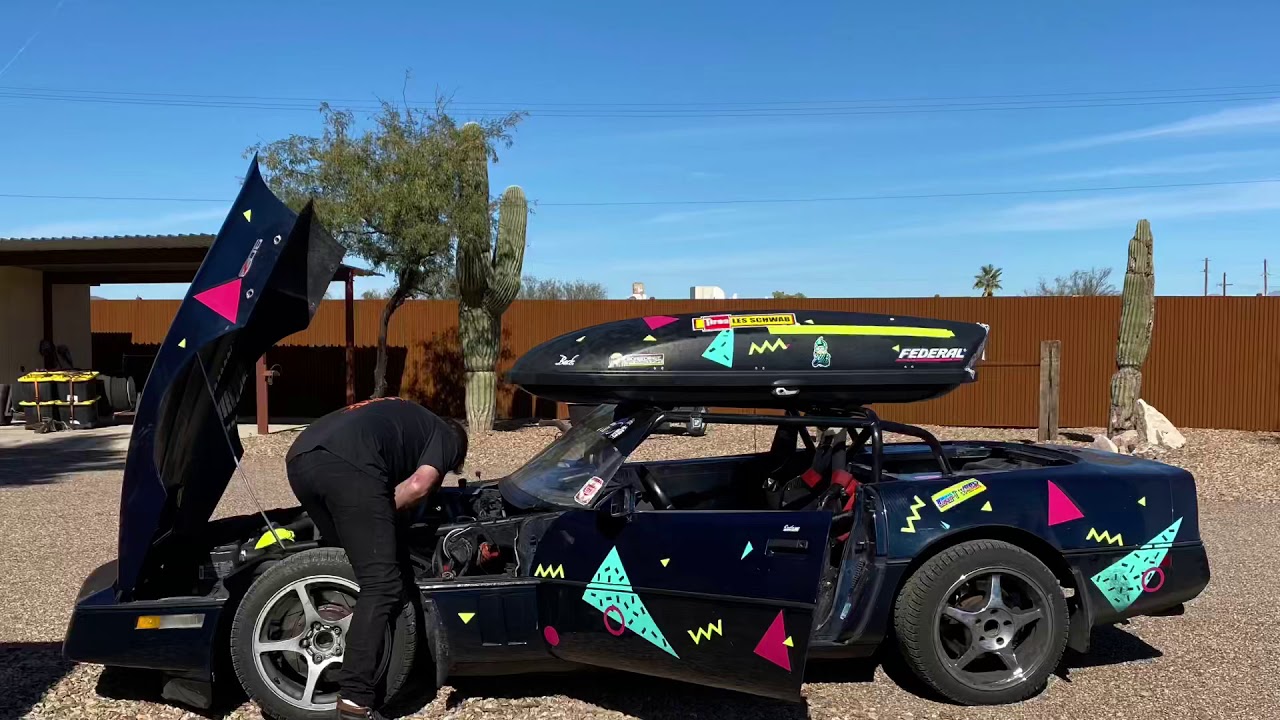 Driftweek 2020 C4 corvette fire RIP Mamma Jamma