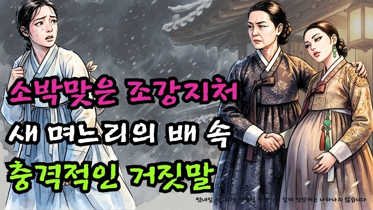 칠 년 만에 소박맞은 조강지처가 품속에 감춰온 물건이 드러나자 혼비백산한 시어머니와 가짜 임신부의 최후 소름 돋는 참교육 현장 | 한국민담