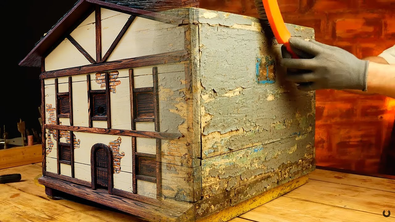Half-Timbered restoration. Beehive in the German style of houses | DIY.