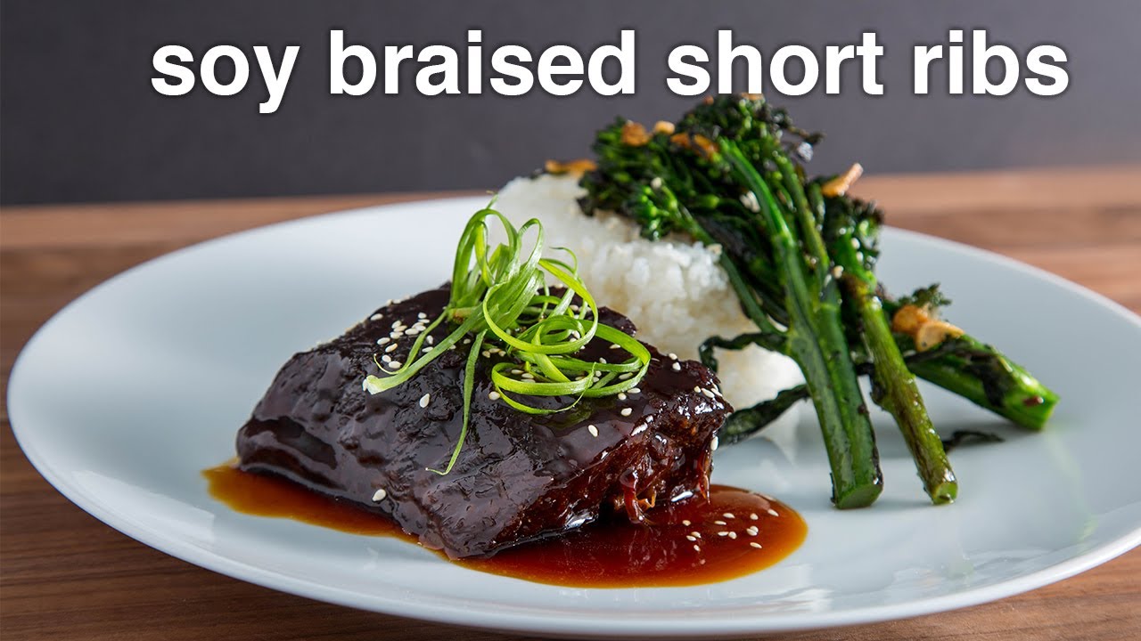 SOY braised SHORT RIBS...my favorite dish from HAWAII by chef Alan Wong