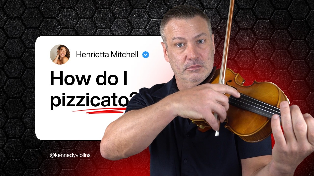 3 способа исполнения пиццикато