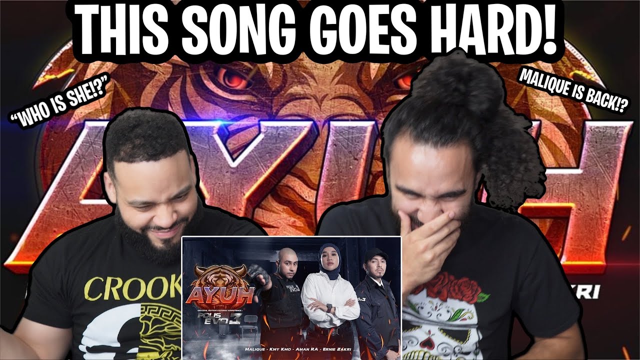 Malique, Kmy Kmo, Aman RA & Ernie Zakri - AYUH | Official Music Video |  FIRST TIME REACTION!