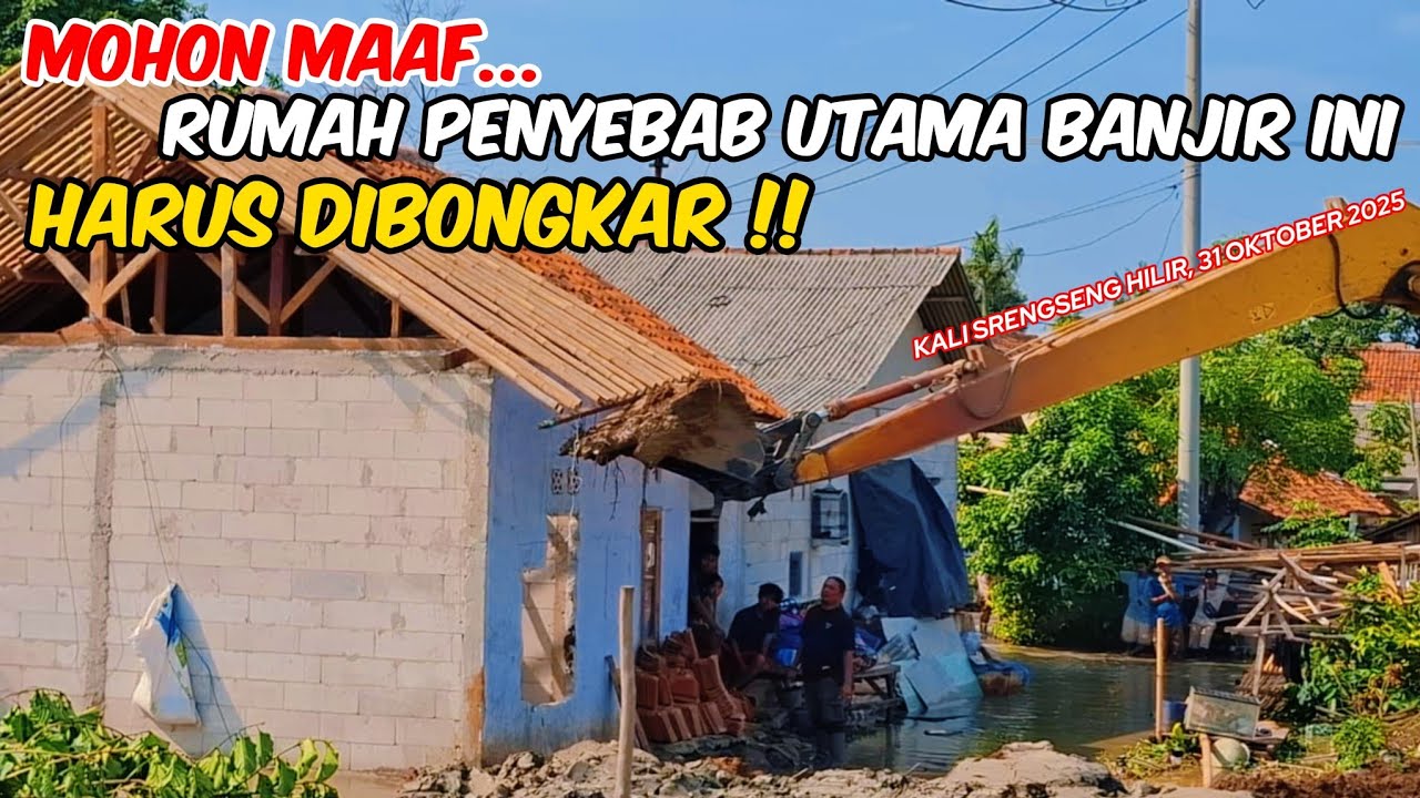 AKHIRNYA ‼️ BANGUNAN SUMBER UTAMA PENYEBAB BANJIR DI BONGKAR ‼️