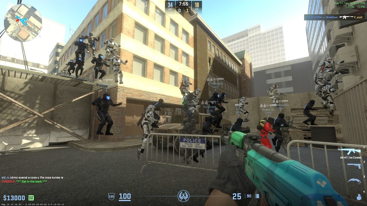 CS2 Zombie Escape ze_empirecity_p на сервере GFL