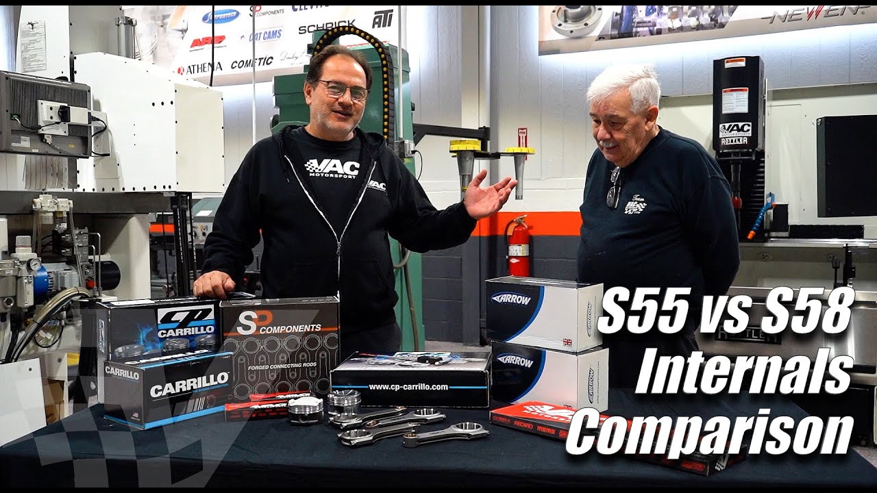 S55 vs S58 Aftermarket Internal Parts Differences + Rod Finishes
