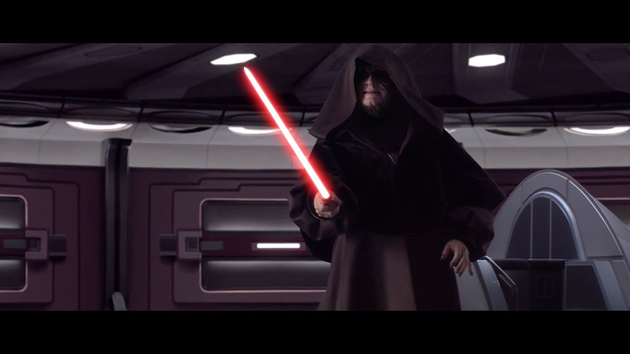 Star Wars - Yoda Vs. Darth Sidious (Die Rache Der Sith)