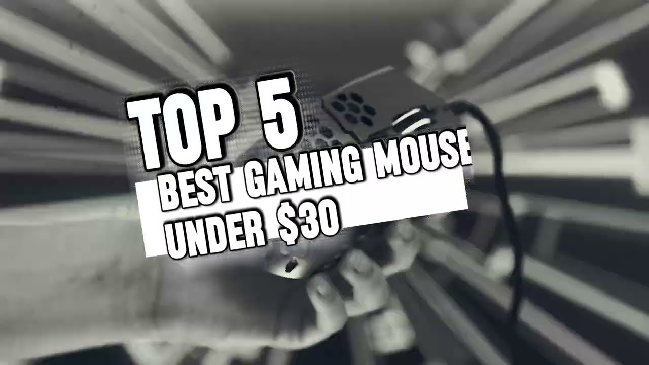 Top 5 Budget Gaming Mice Under $30 2026