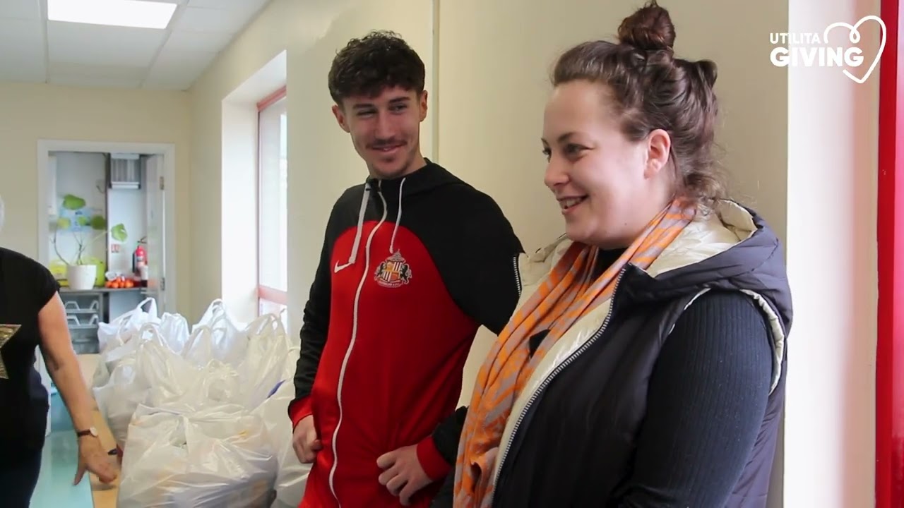 @SunderlandAFC come to lend a hand at our Washington food club!