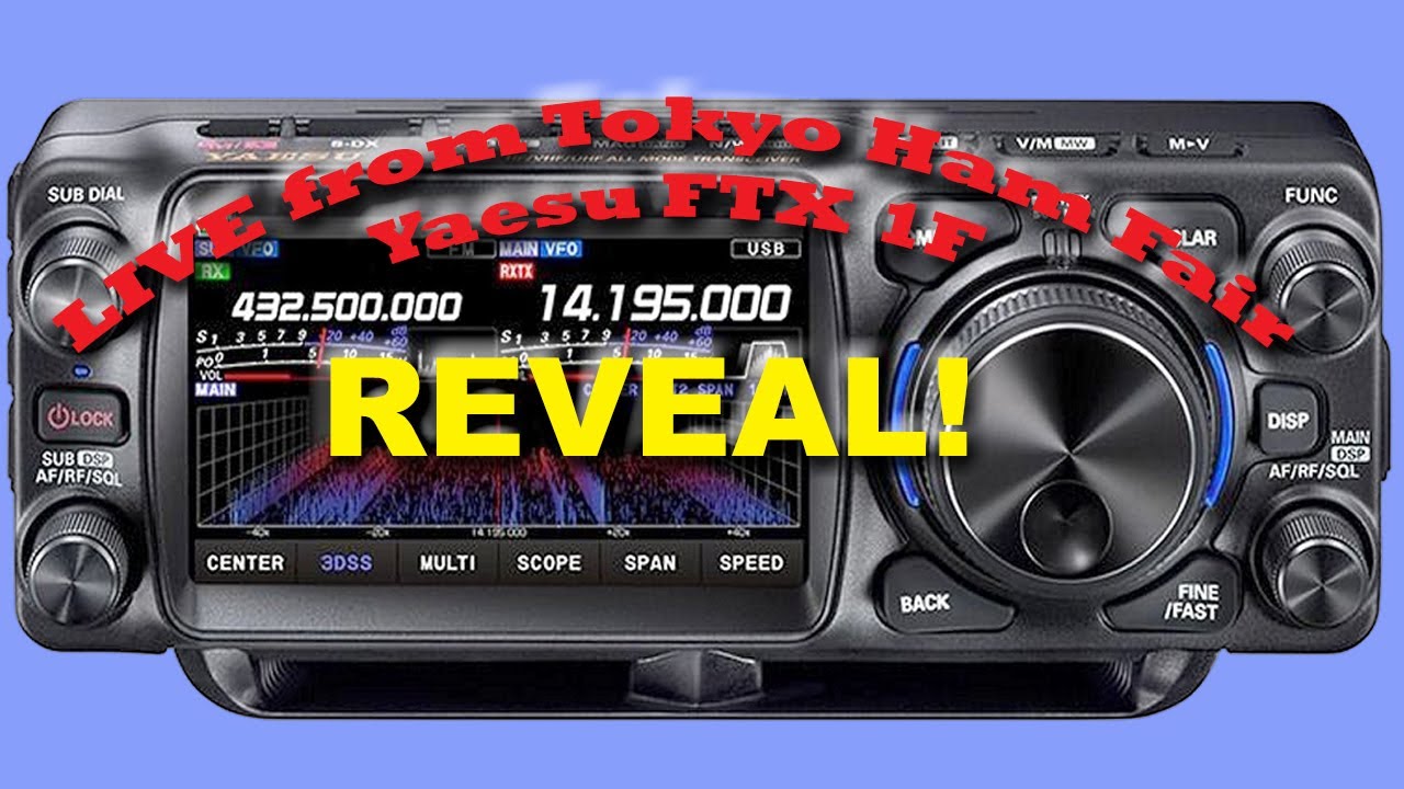 YAESU FTX 1F - From my live stream at the Tokyo Ham Fair!