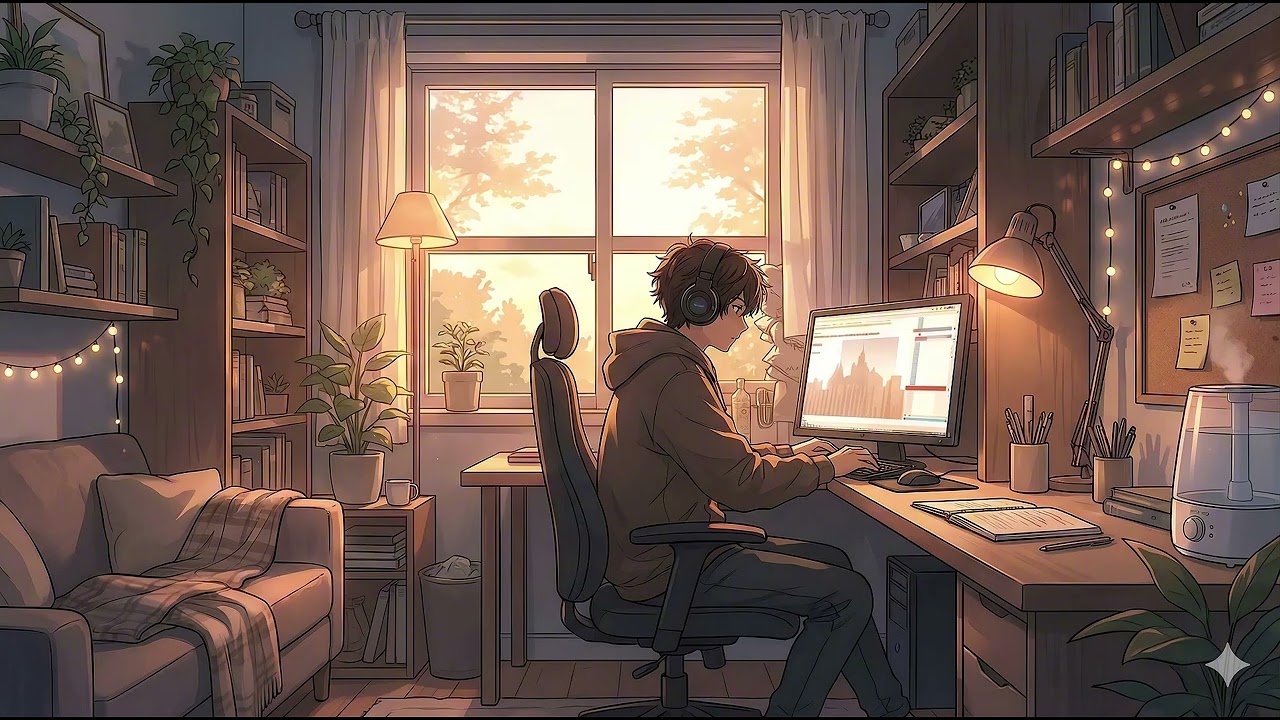 1 Hour Deep Focus Session ☕ Lofi for Coding, Art & Study | No Talking