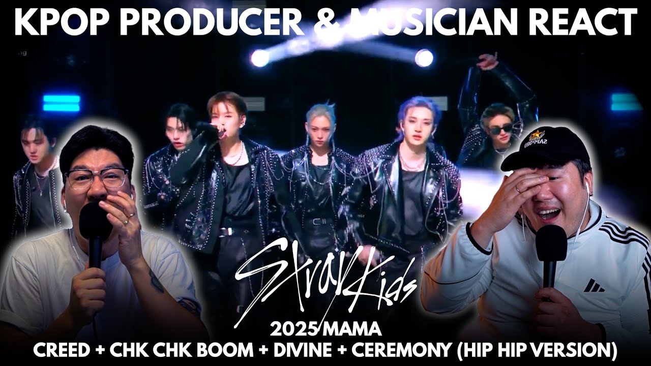 Musicians react & analyze ♡ SKZ - MAMA 2025 (Creed, Chk Chk Boom, Divine, Ceremony Hip Hip Version)