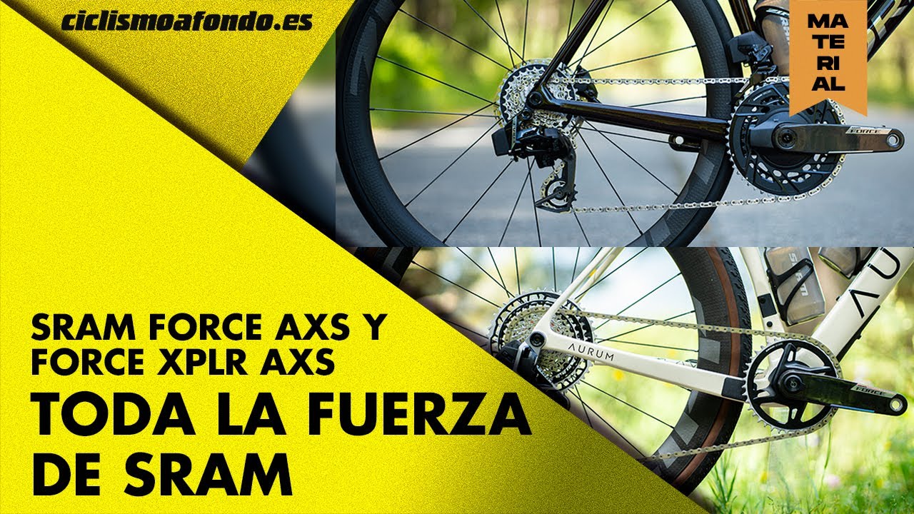 Nuevos SRAM Force AXS y Force XPLR AXS 🔴