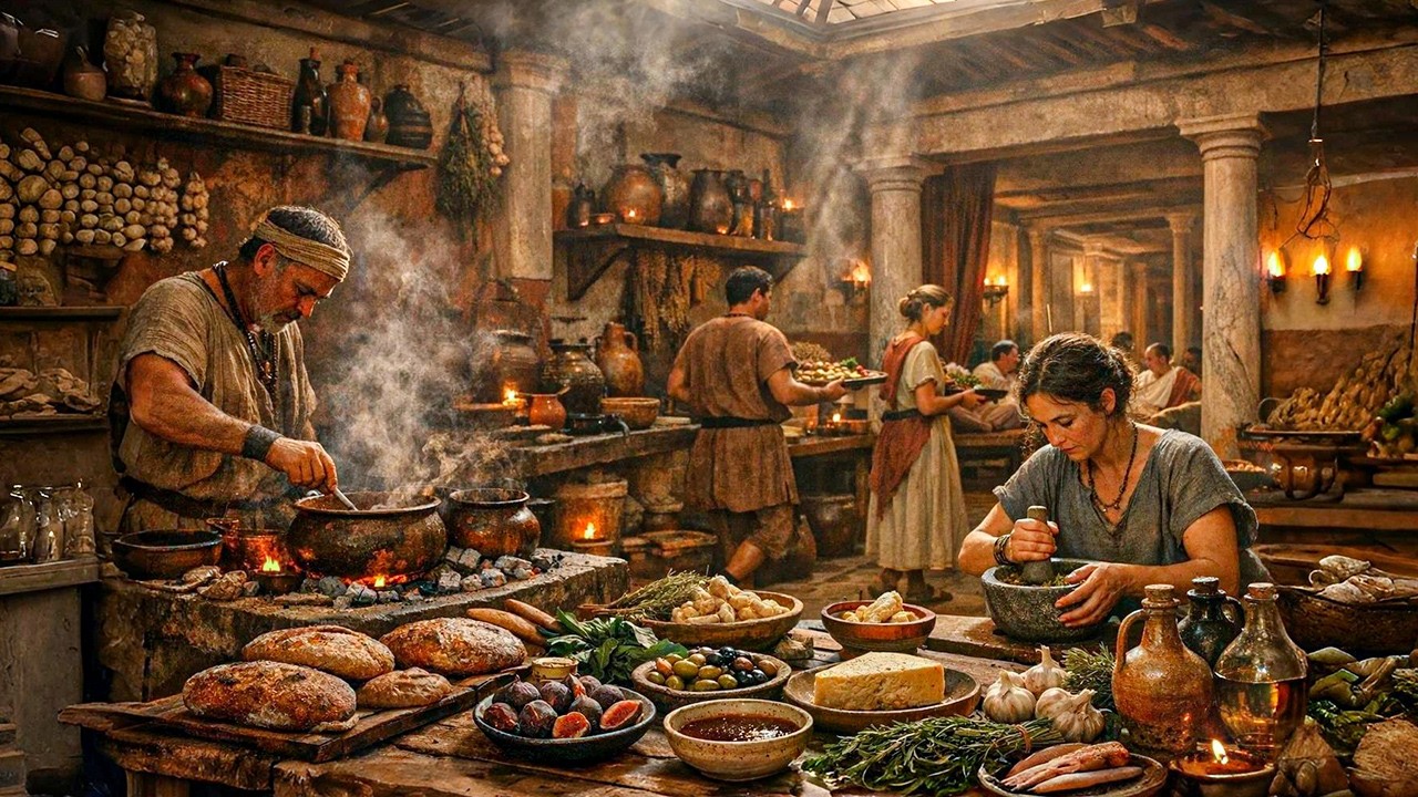 Com’era il cibo nell’Antica Roma 2.000 anni fa