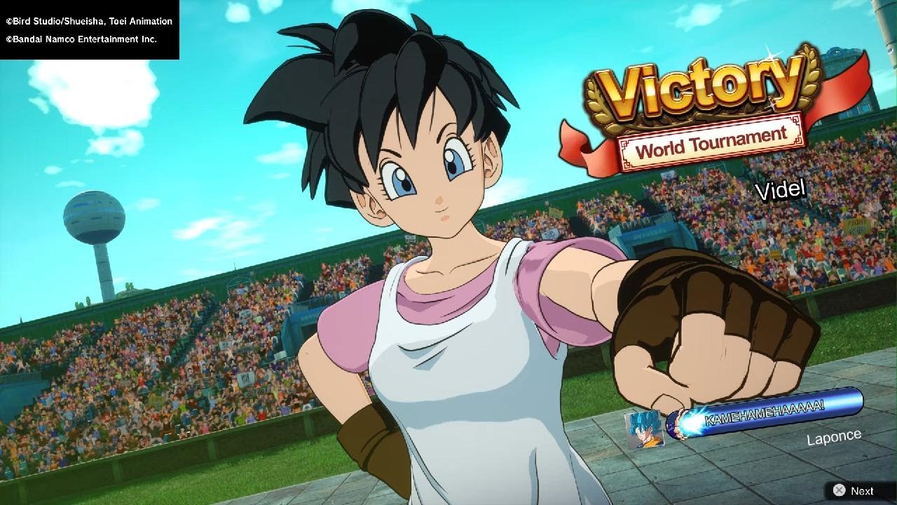 Videl dominates the World Tournament