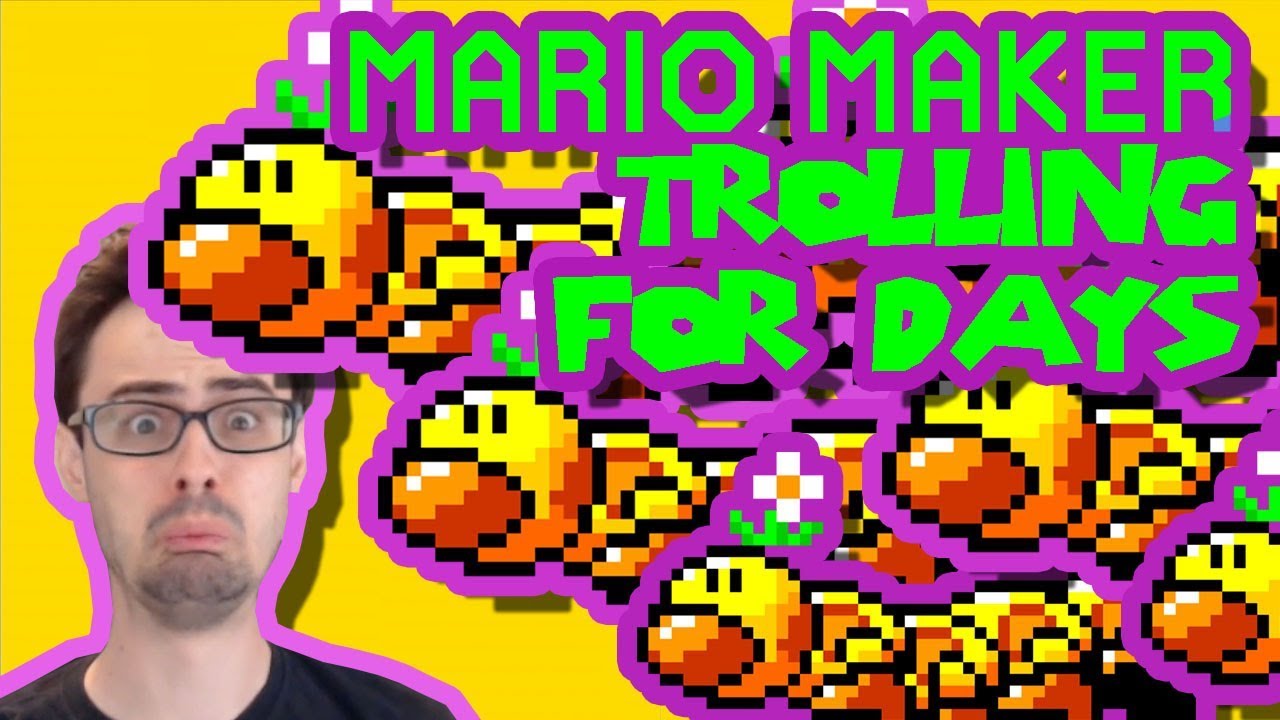 Mario Maker - Hot CARPage and Squirmathon (When Trolling Becomes Art)