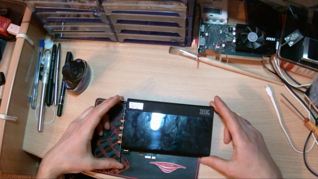 Sound Blaster X Fi Titanium HD с авито, обзор звуковой карты аудиофильского уровня!