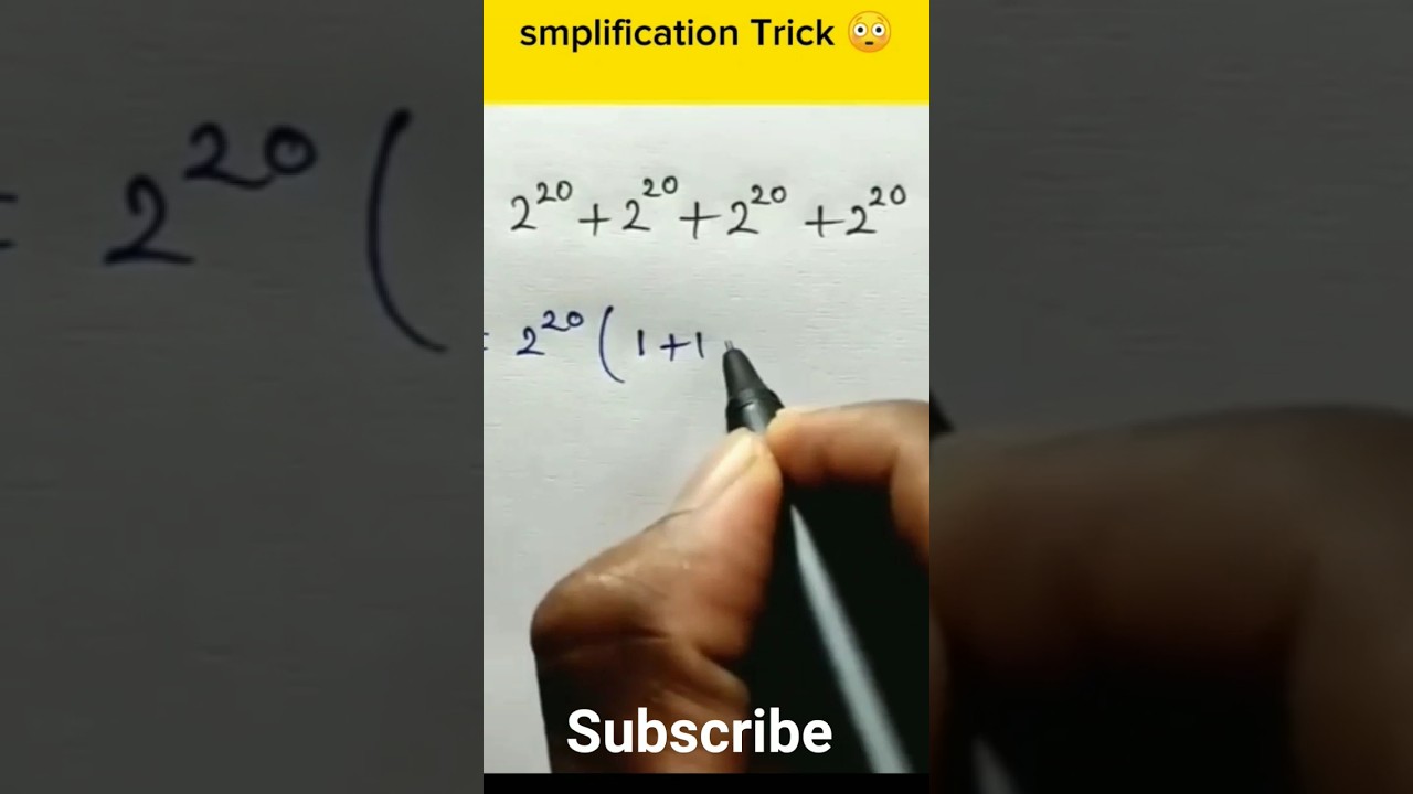 Simplification Trick | math short tricks #shorts #youtubeshorts #maths