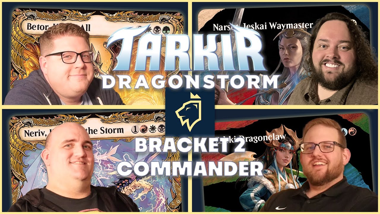 BETOR VS NARSET VS ESHKI VS NERIV | Tarkir: Dragonstorm Magic the Gathering Commander Gameplay