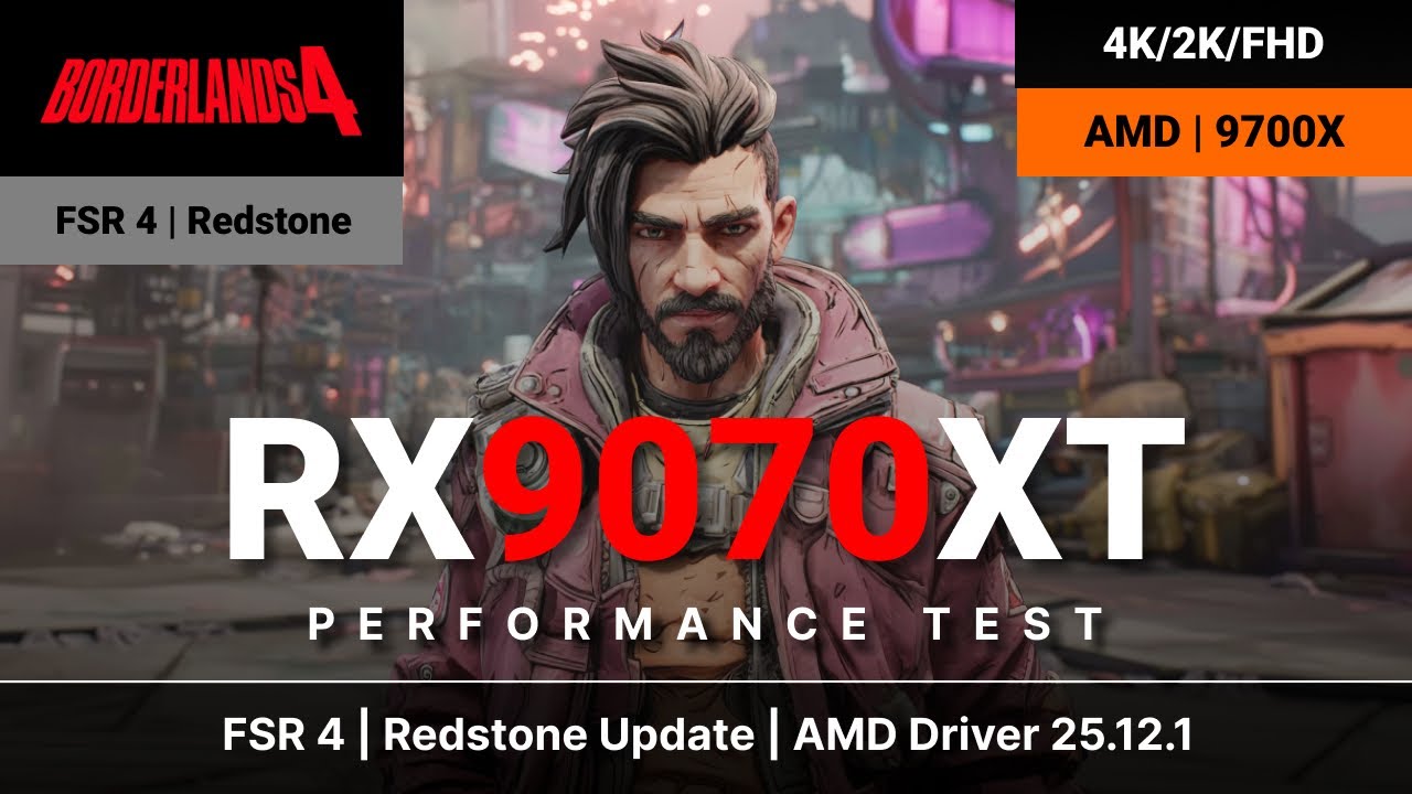 ALL SETTINGS TESTED | Borderlands 4 | 9070 XT | 2160p, 1440p, 1080p