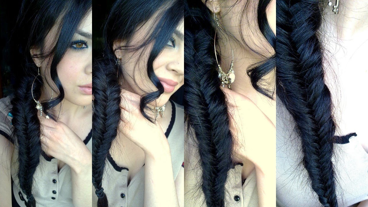 Treccia a spina di pesce/spiga di grano/Fishtail braid