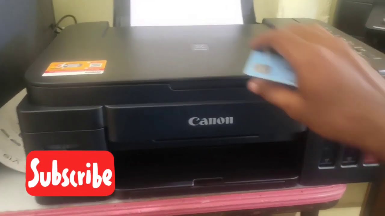 How to get Canon Ink Tank printer ID card copy