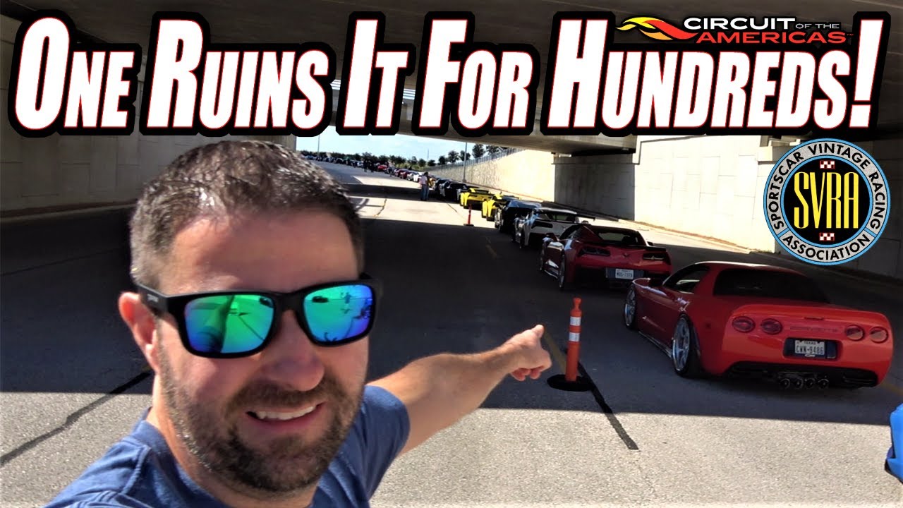 C7 Corvette CRASHES at COTA and RUINS it for the REST of us! 2020 SVRA Event.
