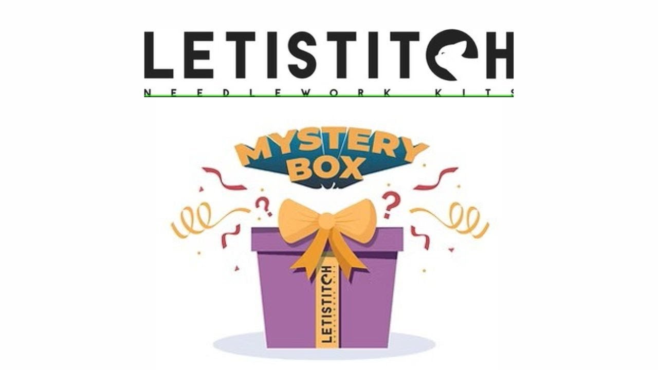 Letistitch - déballage de deux boîtes mystères 🫣🤭😲 #pointdecroix #crossstitch #puntodecruz
