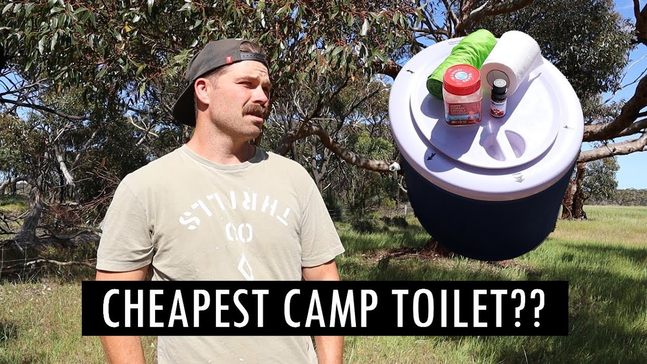 CHEAPEST camp toilet?? Small, lightweight toilet for travelling