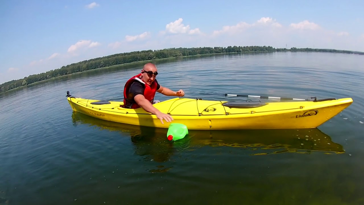 Kajak nauka rolowania (eskimoska) pierwsze kroki