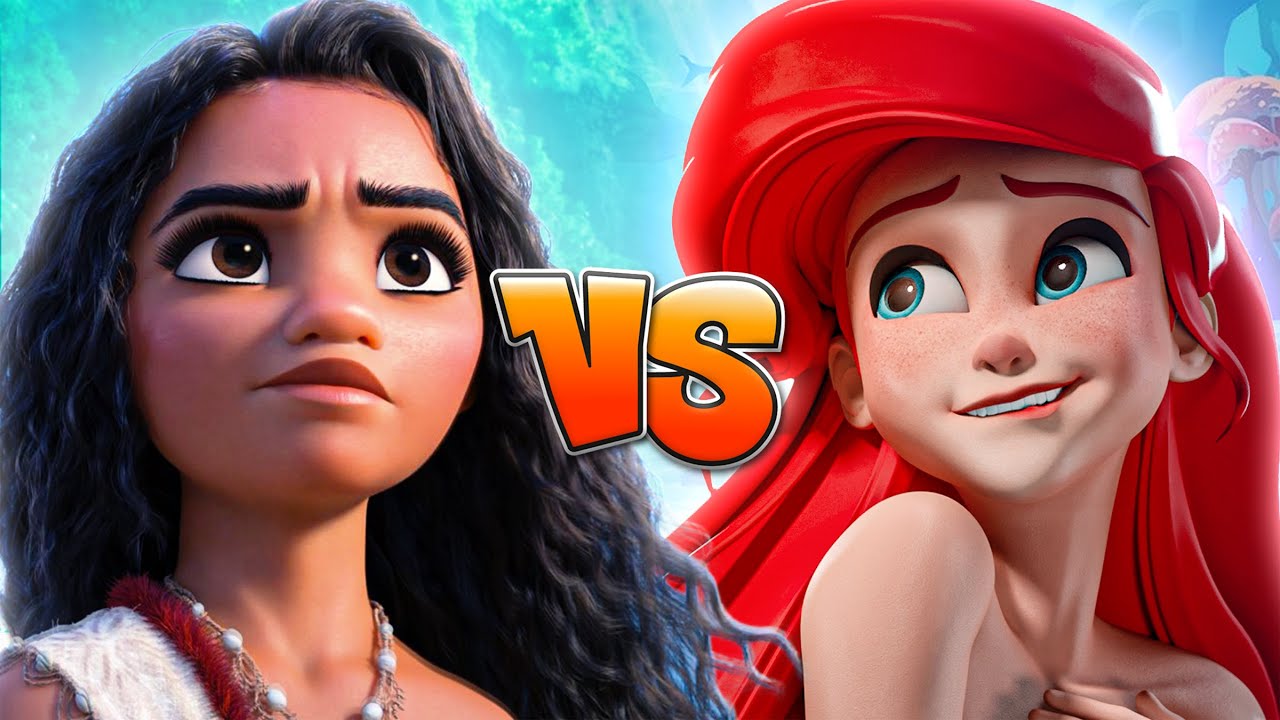 Moana VS Ariel - Batalha de Rap