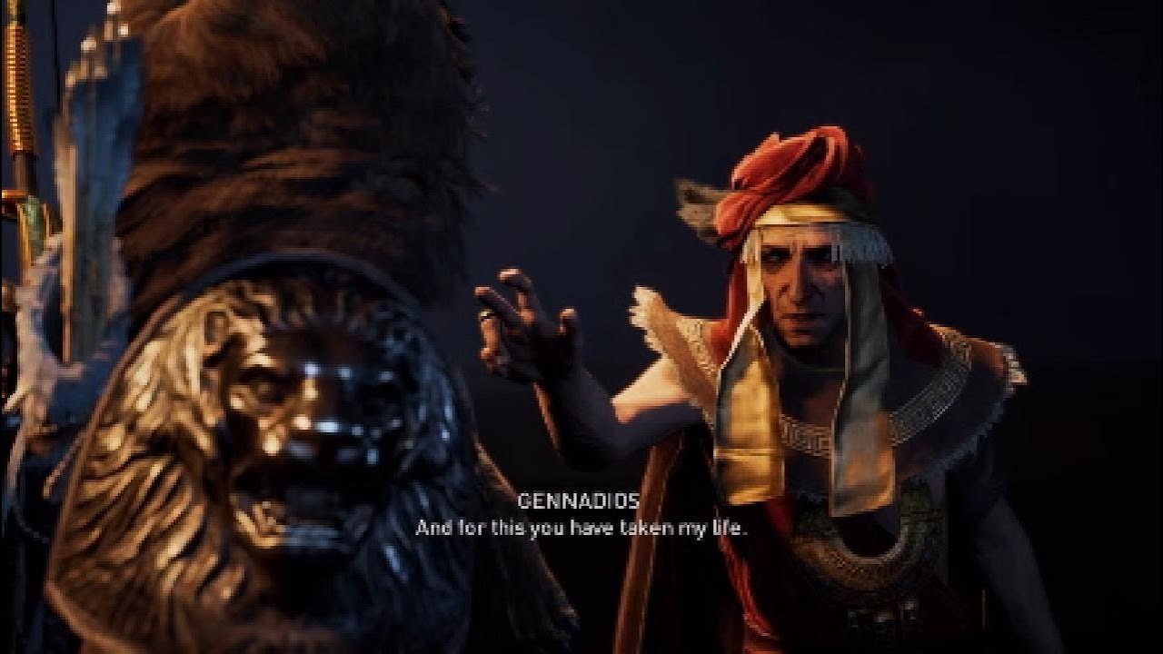 Assassin's Creed Origins: - Gennadios The Phylakitai - All Scenes
