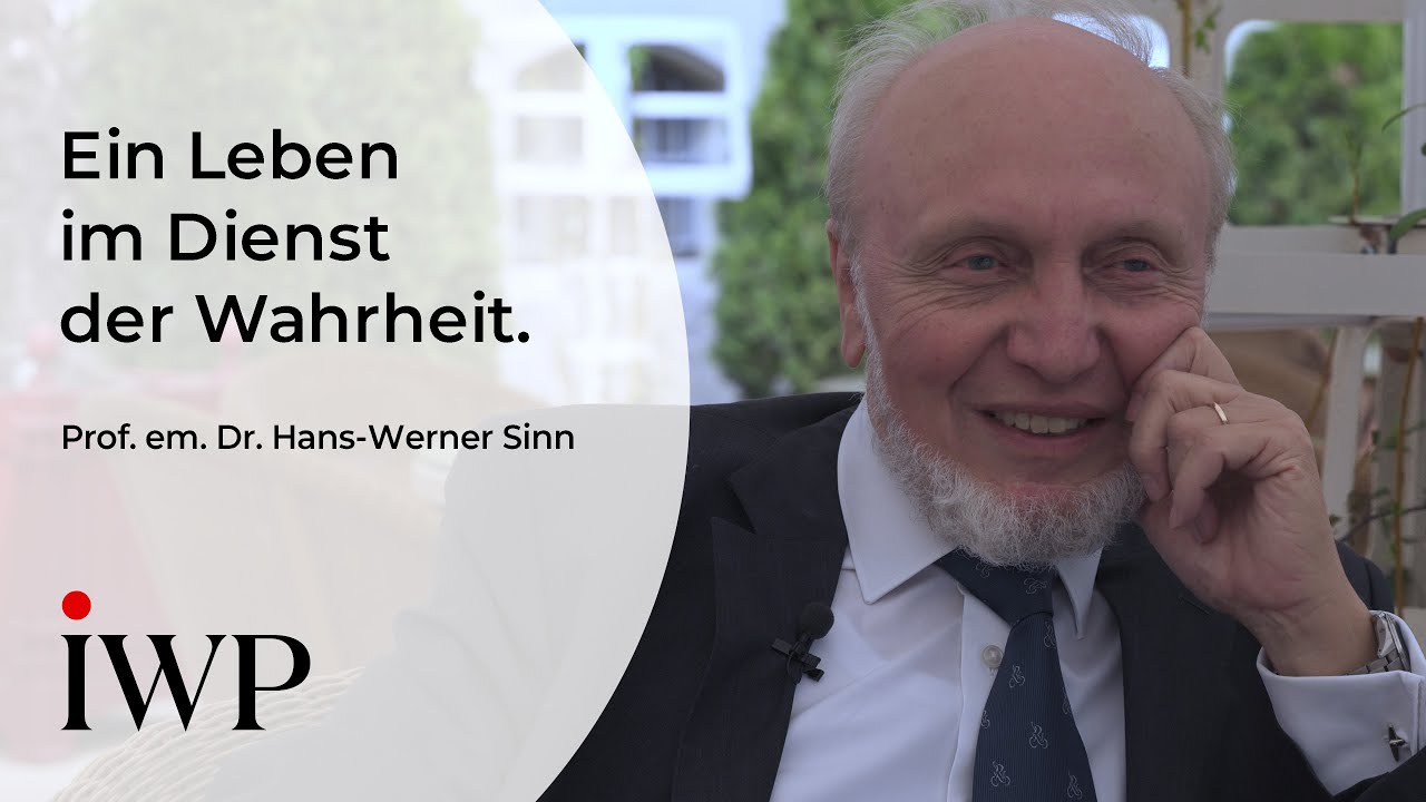 Prof. Dr. Hans-Werner Sinn: Ein Leben im Dienst der Wahrheit.