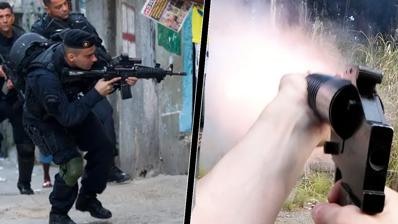 I visit BOPE, Brazil's Elite Police Force & play with their toys.