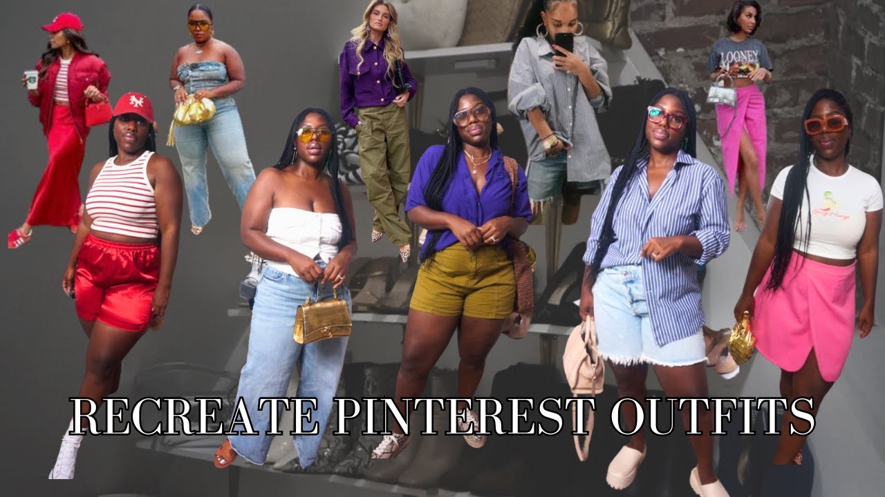 RECREATING SUMMER PINTEREST OUTFITS WITH CLOTHES IN MY CLOSET ft FYTOO