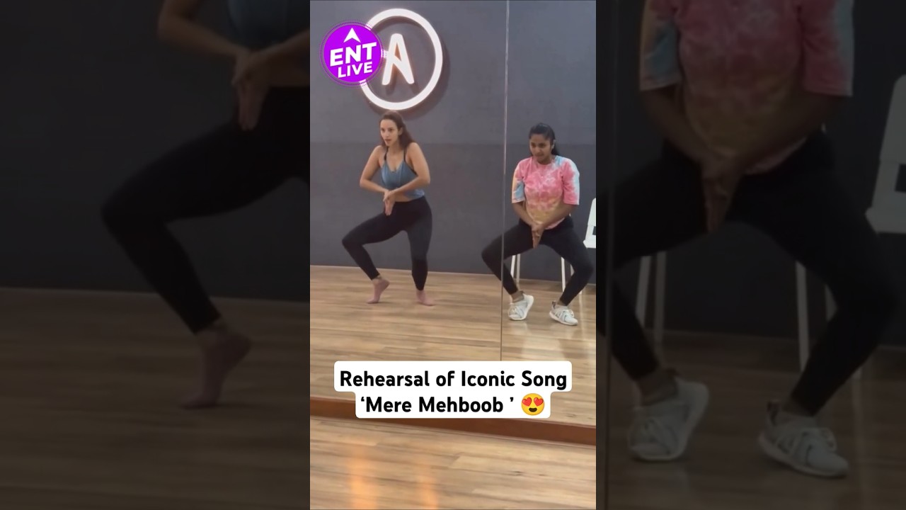 Tripti Dimri Practicing dance for the &lsquo;Mere Mehboob &rsquo; song of her upcoming Movie.