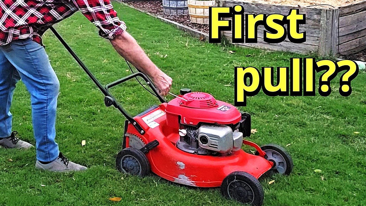 How To Fix Up & Service a Shed-Find Rover Honda Mower: Will It Start First Go?