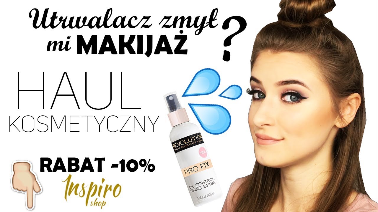 Haul kosmetyczny 2017 z Inspiroshop | test na żywo | RABAT -10% | klatex