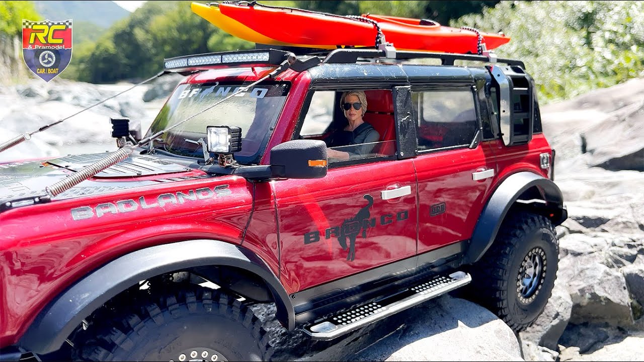 RC car | TRAXXAS TRX-4 | Ford NEW Bronco 2021 | H-TECH Bumper & Roof Rack | The 2nd upgrade #30