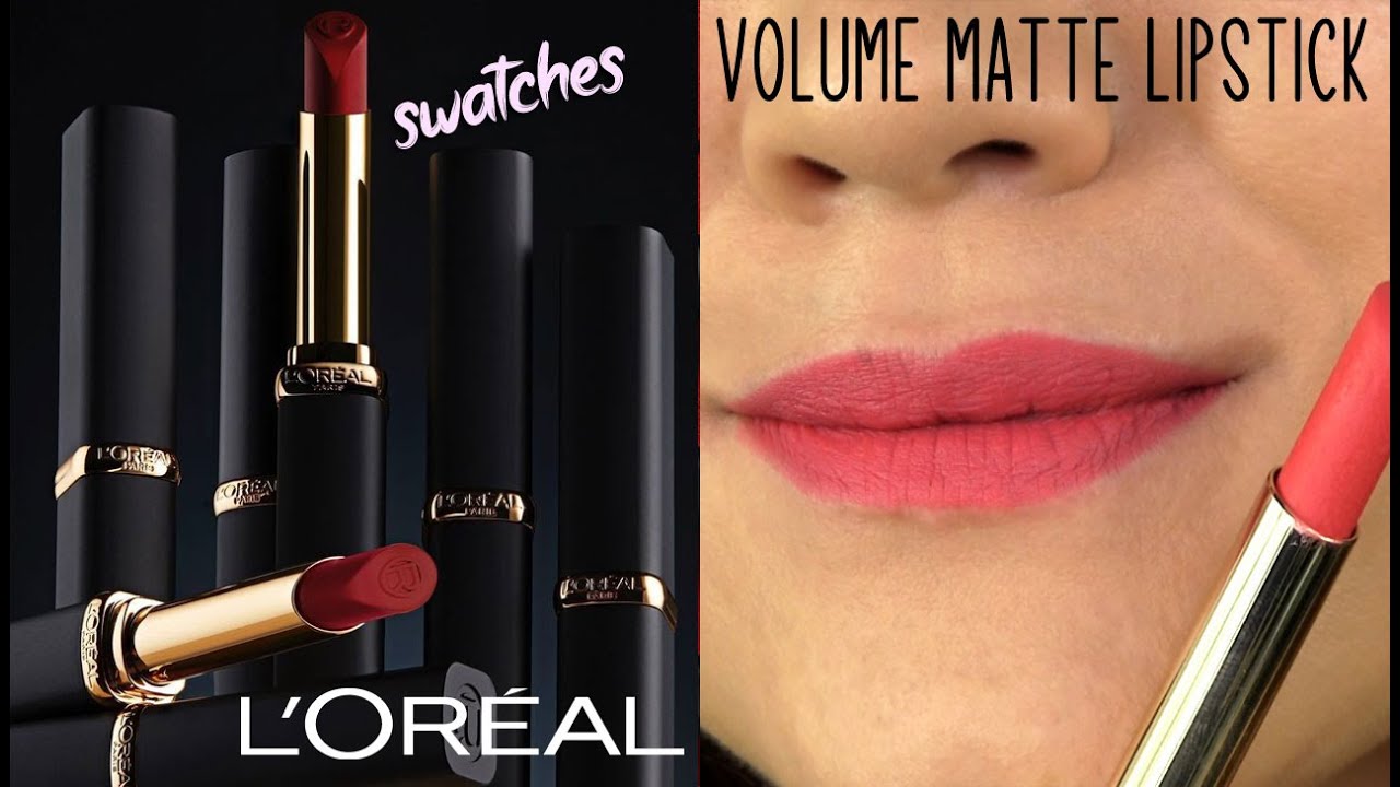 Матовые помады L'Oreal Intense Volume // Свотчи и обзоры